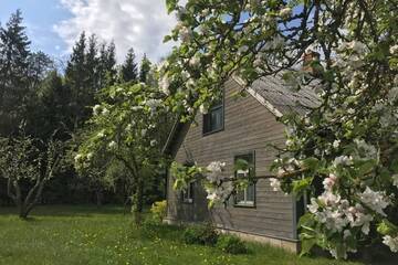 Фото номера Дом с 2 спальнями Дома для отпуска Newly renovated Latvian farm house г. Kraujas 43